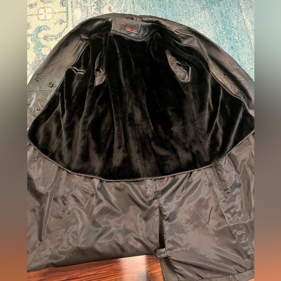 Leather Trench coat long brand new without tag unisex - Picture 10 of 14